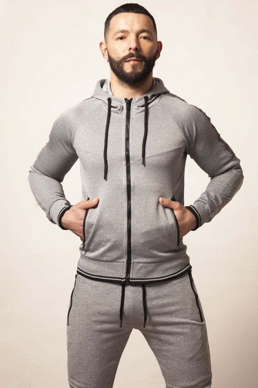 LOUIS RICAUTE SUDADERA GRIS