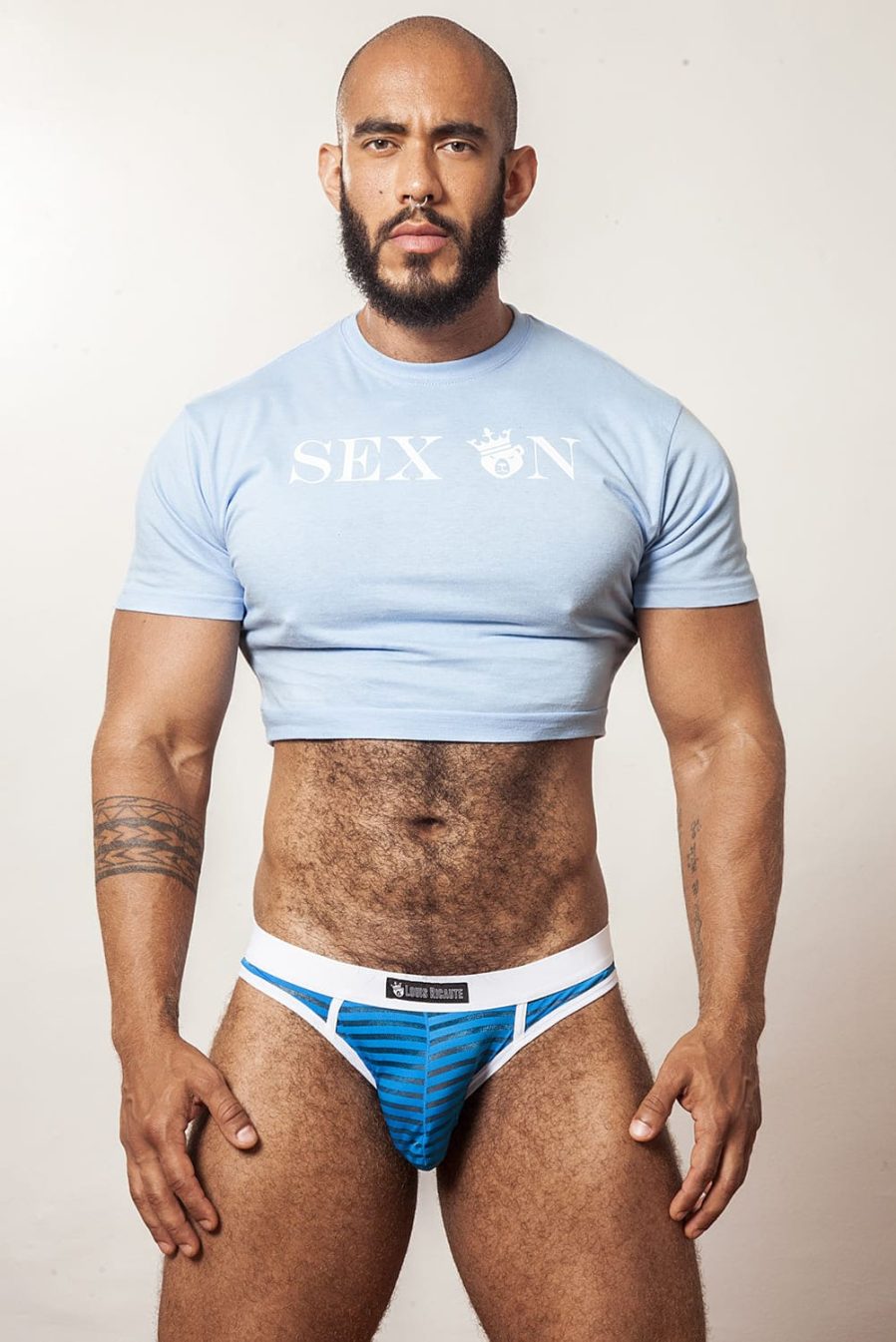 CROP TOP AZUL SEX ON
