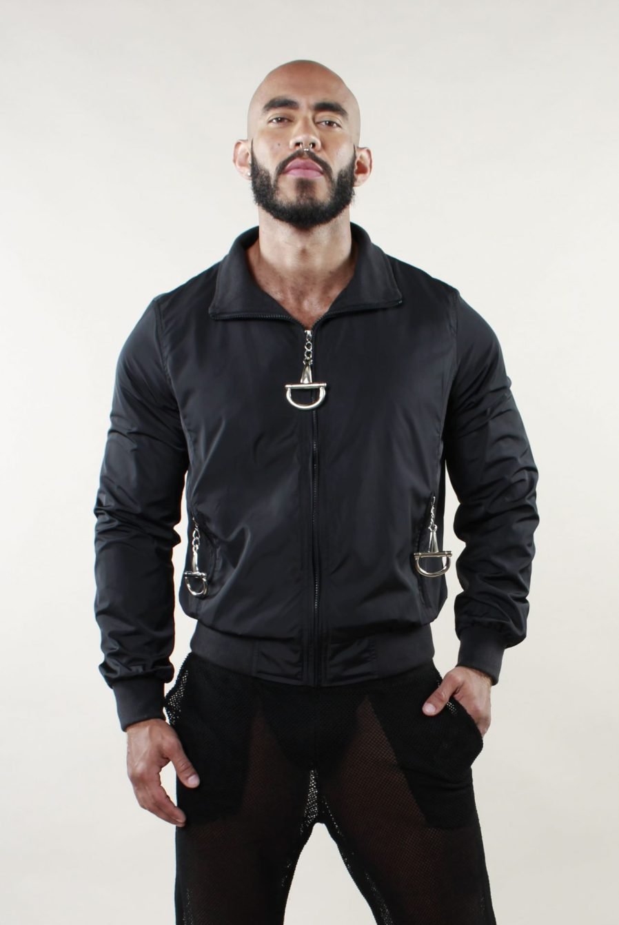BOMBER CON LETRAS CRISTAL