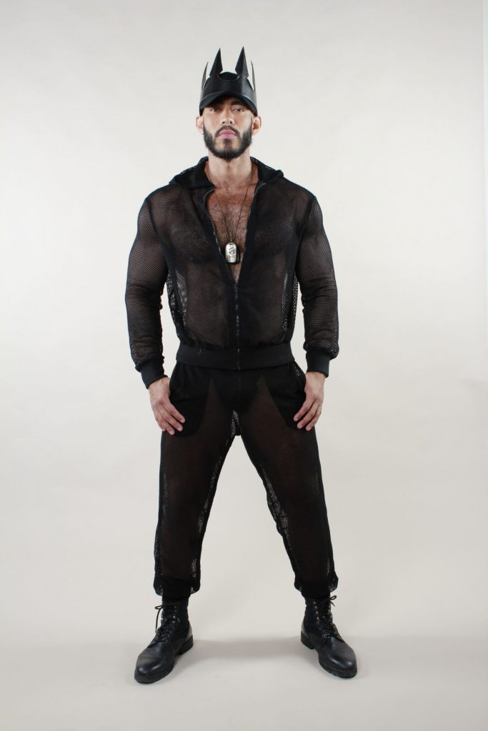 PANTALÓN NEGRO REJILLA