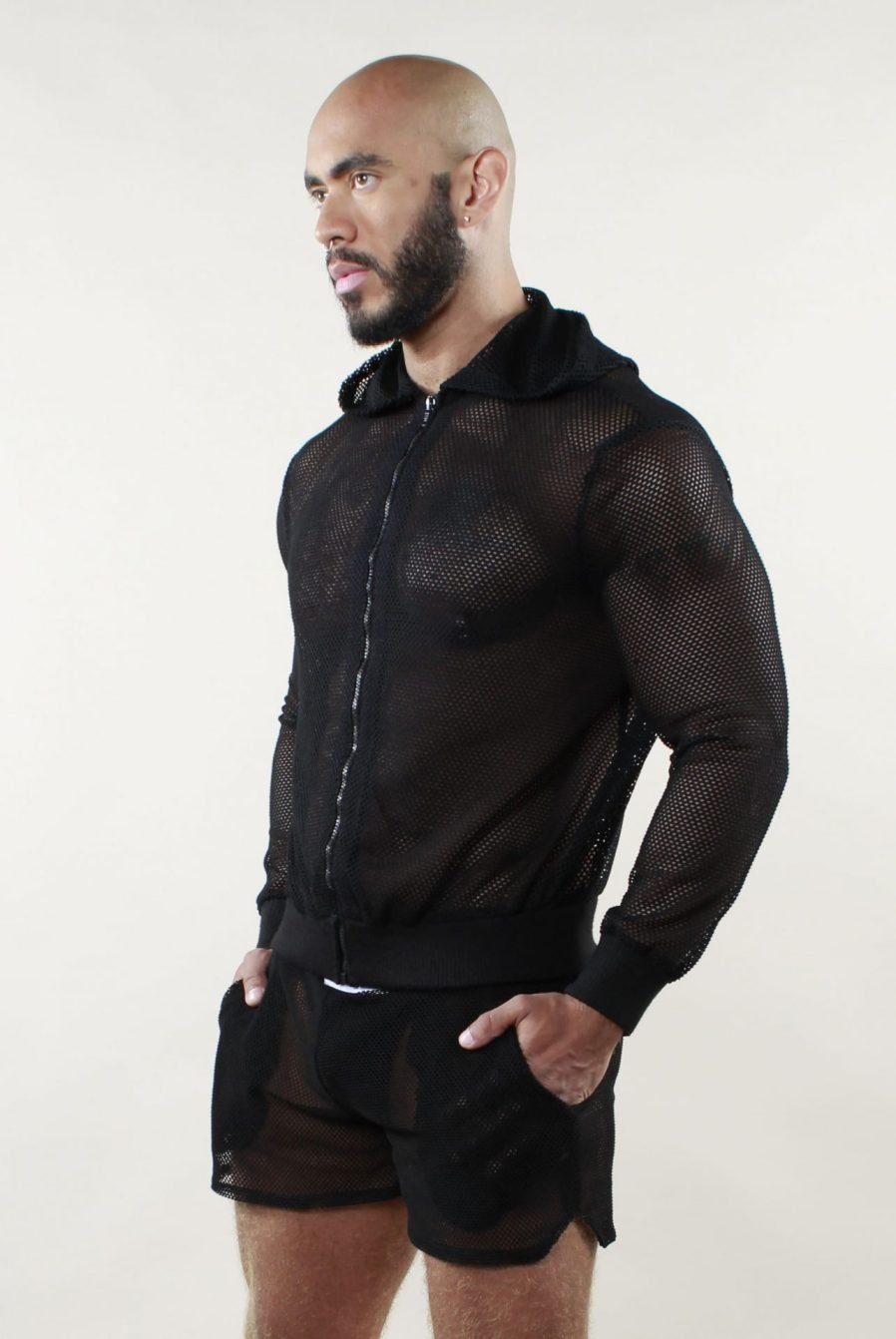 SUDADERA REJILLA NEGRA - Imagen 3
