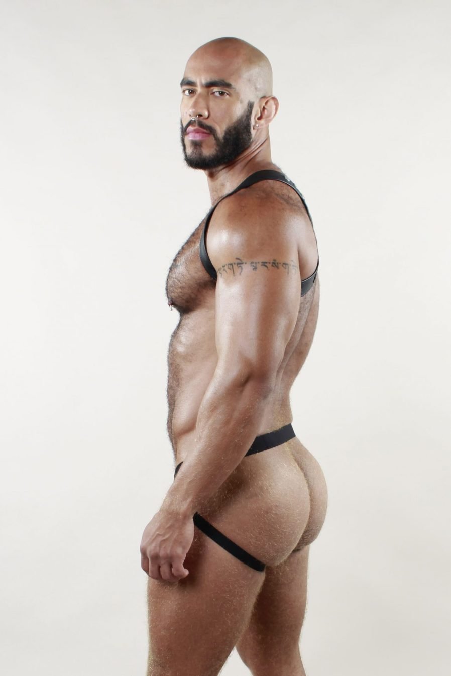 SUSPENSORIO DE ENCAJE NEGRO - Imagen 4