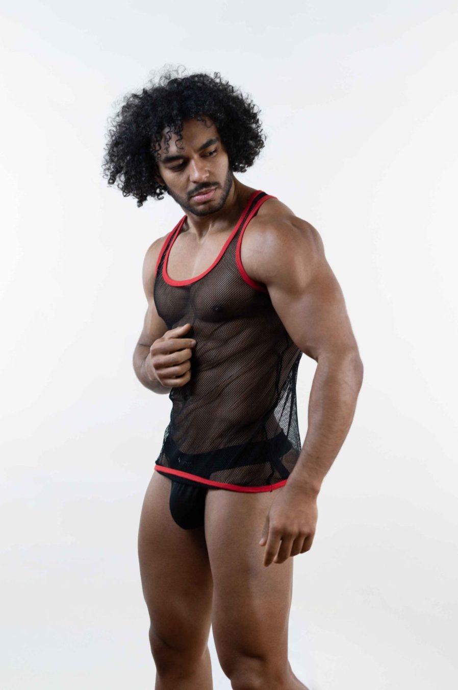 CAMISETA REJILLA SIN MANGAS - Imagen 2