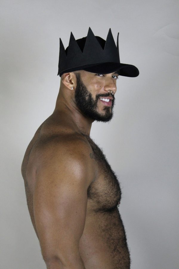 GORRA KING LEATHER NEGRA