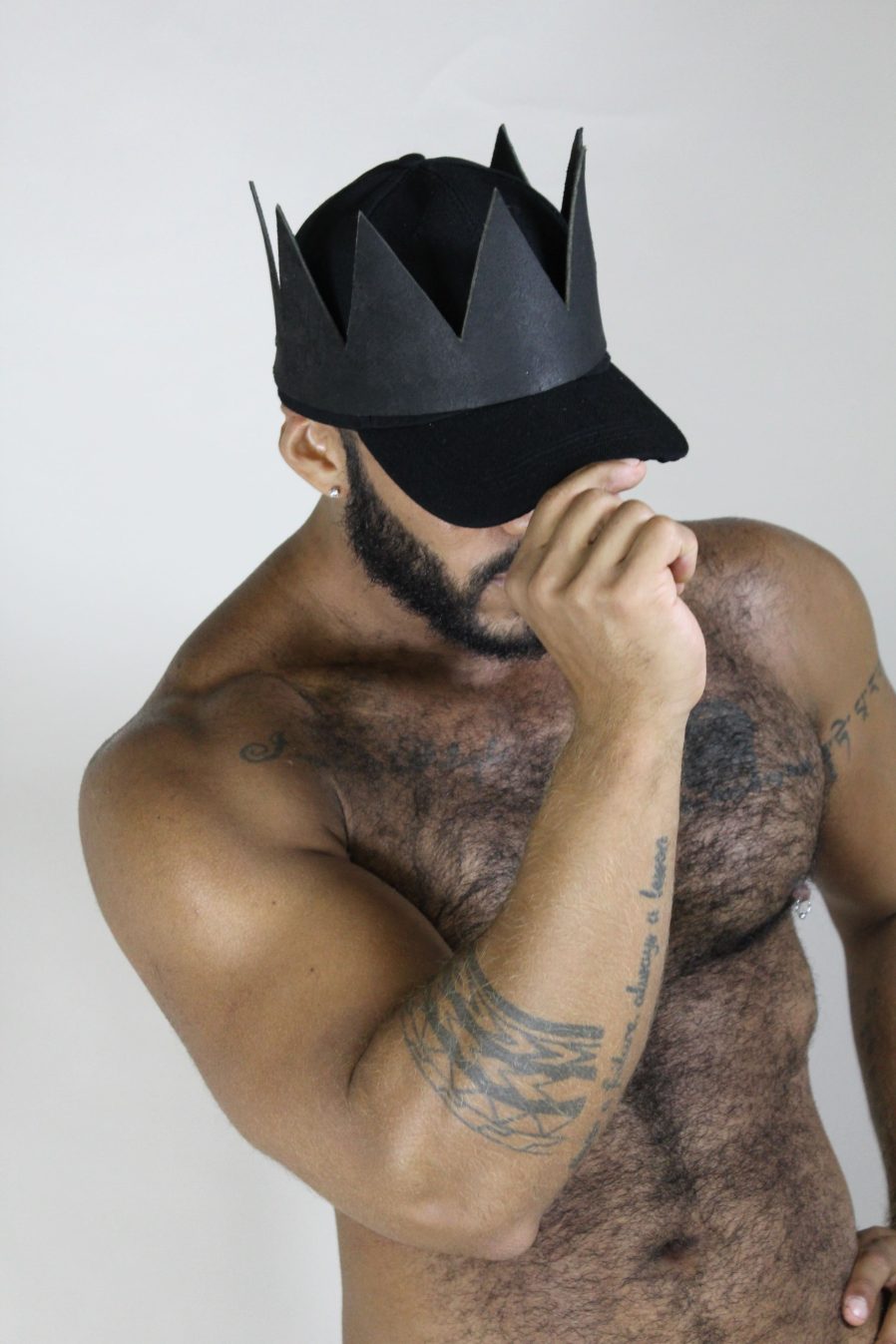 GORRA KING LEATHER NEGRA - Imagen 4