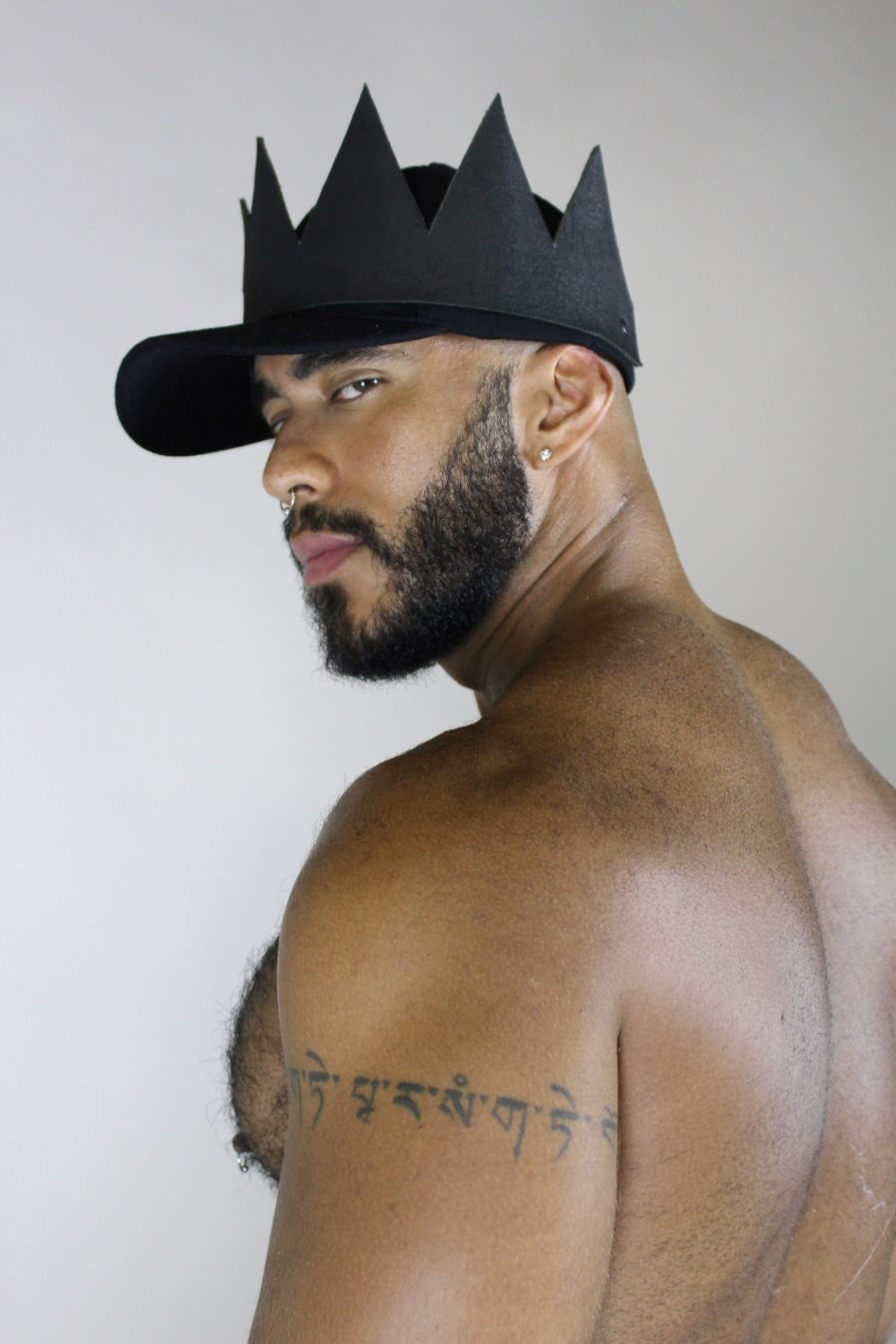 GORRA KING LEATHER NEGRA - Imagen 3