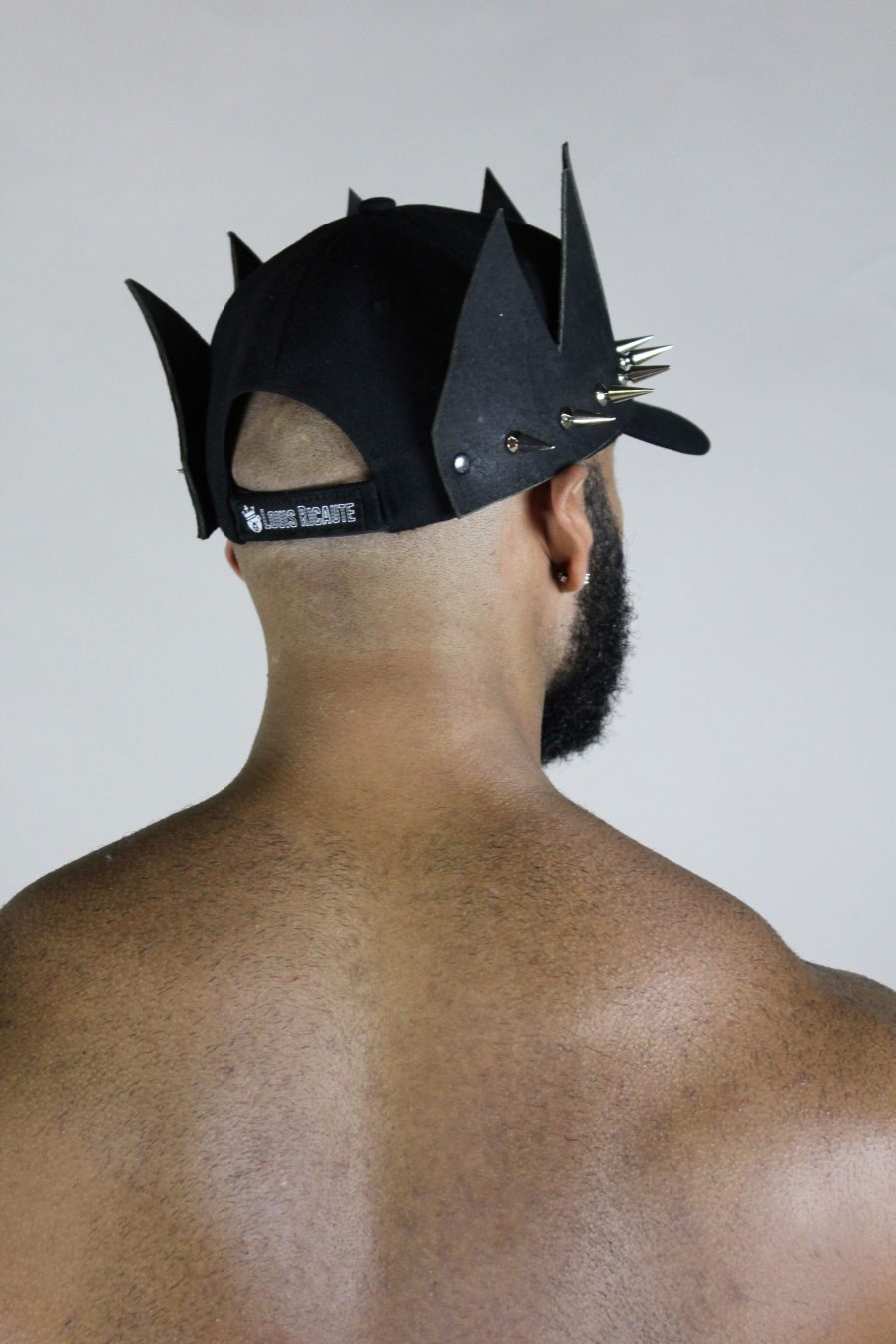 GORRA KING LEATHER PUNK NEGRA - Imagen 3