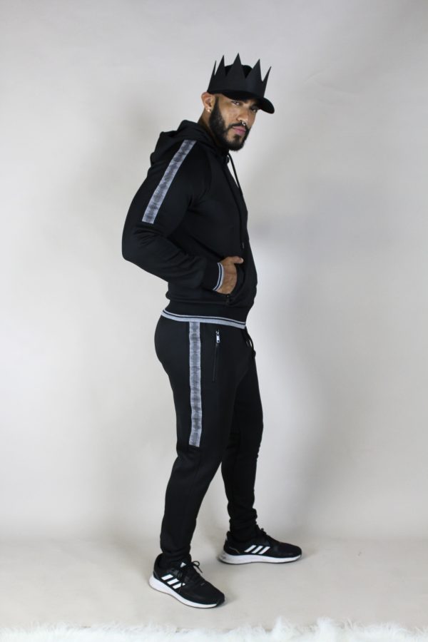 PANTALÓN CHANDAL NEGRO CONJUNTO