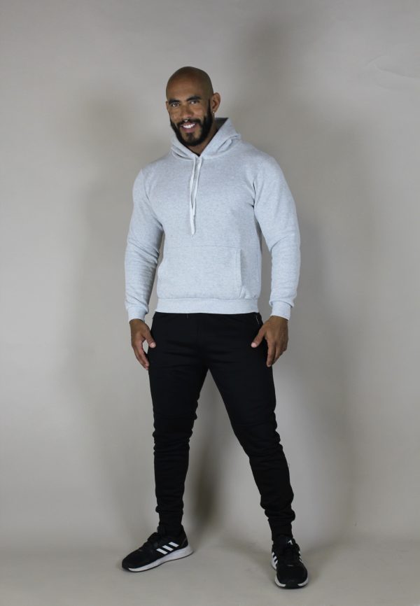 SUDADERA GRIS CLARO