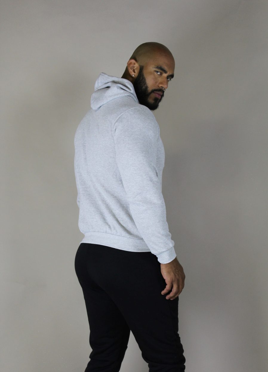 SUDADERA GRIS CLARO - Imagen 2
