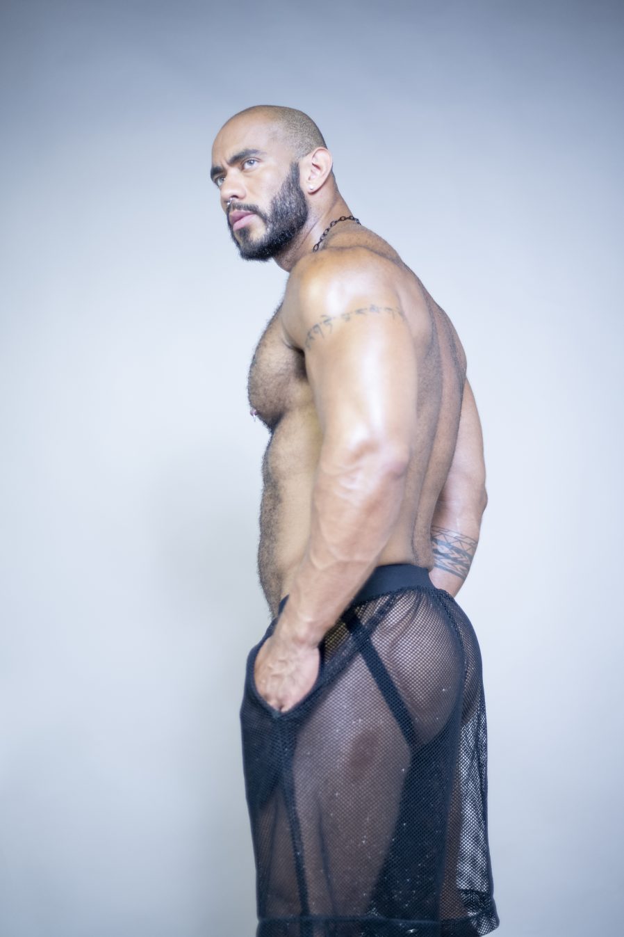SHORTS REJILLA LARGO - Imagen 3
